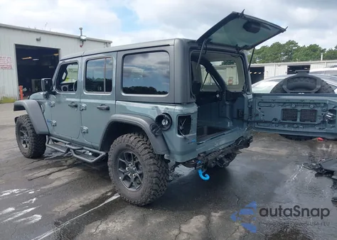 2024 Jeep Wrangler 4Xe z USA, uszkodzony, nr VIN 1C4RJXN6XRW221013